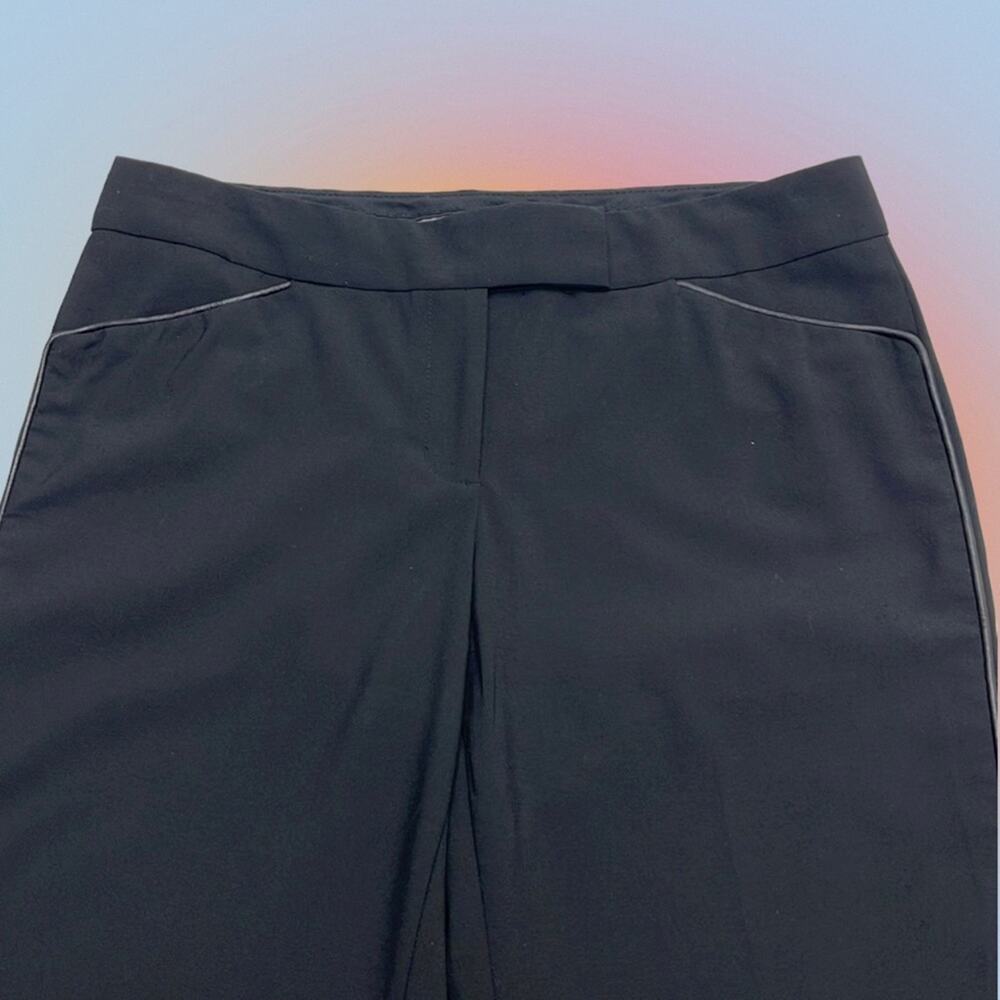 Express Women’s 6 Black Editor Flare Leg Pant - image 1